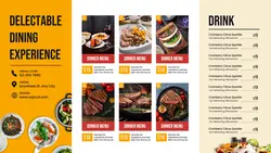 Food & Beverages Modern Calatog Design