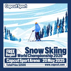 Sport Snow Skiing Championship Instagram Post