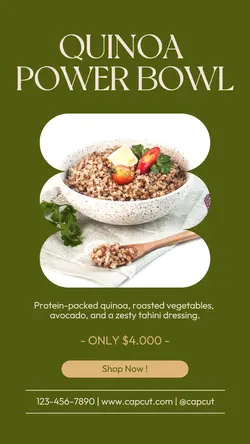 Vegan Food Promotion Instagram Story