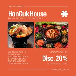 Korean Food Kimchi Display Minimalist