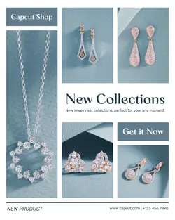 New Jewelry Set Promotion Instagram Post
