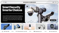 Electronics Security Camera Twitter Post 