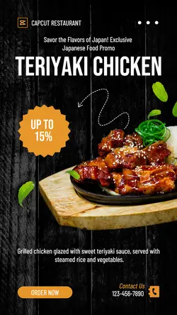 Japanese Food Sale Instagram Story