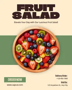 Fruit Salad Product Display Instagram Portrait