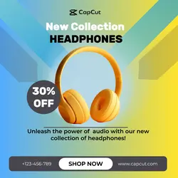Modern Headphones promotion IG Post