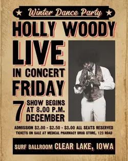 Winter Dance Concert Flyer 