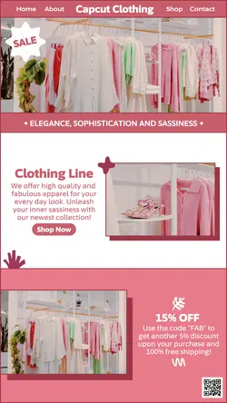 3-Product Image Clothing Line Instagram Story