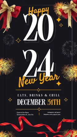 New Year Instagram Story