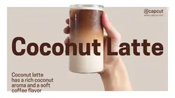 Food latte Promotion Simplicity