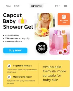 Maternal and infant care Baby shower Gel Business