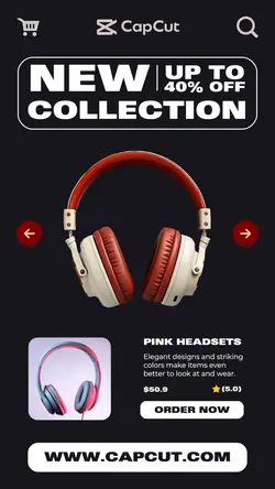New Collection Headsets Promotion Page
