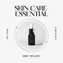 Natural Skincare Promotion Instagram Post