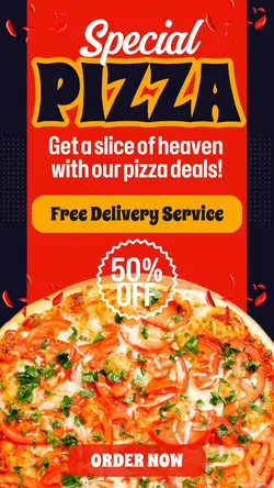 Food and Beverage Pizza Promo Tiktok