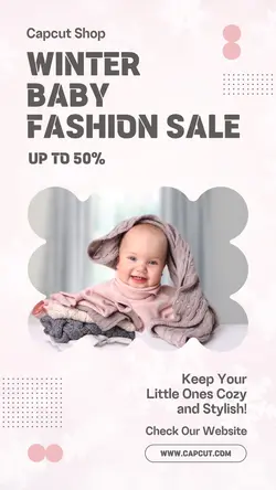 Fashion Industry Winter Baby Fashion Sale