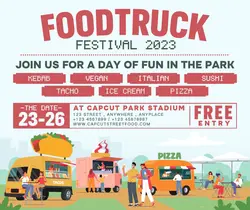 Food and Beverage Street Food Truck Festival