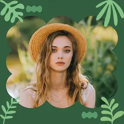 IG Profile Nature Leaf Element