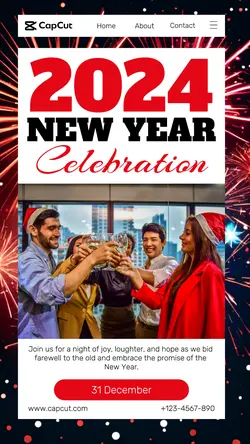 New Year Celebration Instagram Story