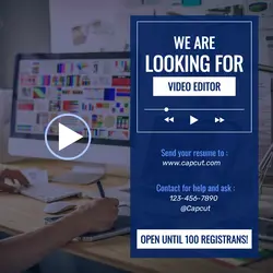 Job Vacancy Instagram Post