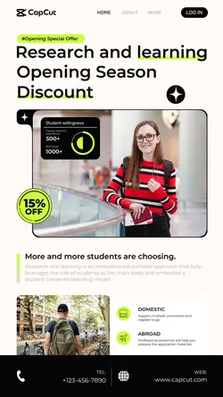 Education Opening season Discount Modern