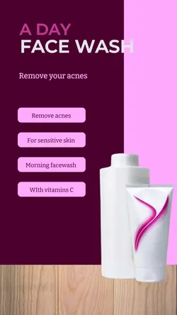 Beauty and Personal care facial wash