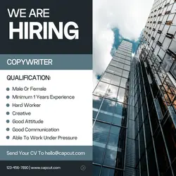 Business Recruitment Instagram Post