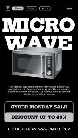 Cyber Monday Electronic Sale Tiktok Post