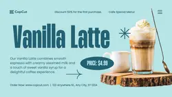 Cafe Special Menu Twitter Post