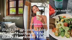 Daily Workout Vlog Youtube Thumbnail