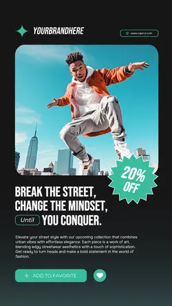 Fashion Brand New Item Discount Instagram Story