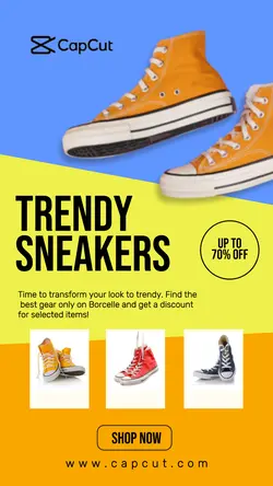 Footwear - Trendy Sneakers - IG Story