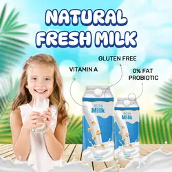 E-commerce fresh milk product callout
