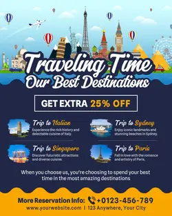 Travel industry Traveling Time Promotion