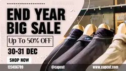 End Year Big Sale Facebook Cover