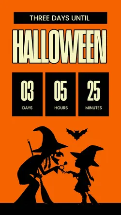Halloween Countdown Tiktok Post