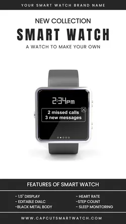 Electronics Smart Watch Product Display