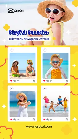 Fashion Industry Beach For Kids Instagram Story Sale Promotion