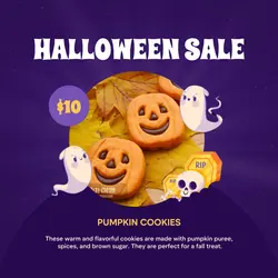 Halloween Sale Instagram Post
