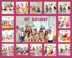 Non-marketing photo collage my birthday party