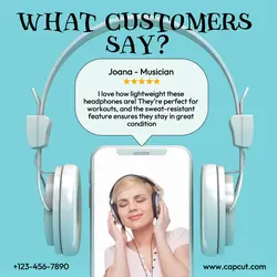 electronic testimoni instagram post