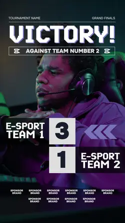 Gaming - E Sports Tournament Poster