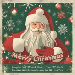 Happy Christmas Day Greeting Linkedin Post