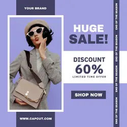 Trendy Fashion Sale Insagram Post