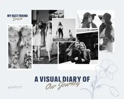 Non-Marketing Photo Collage Blue Minimalist