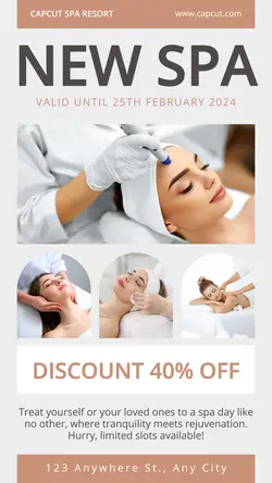 Spa Promotion Instagram Story