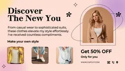Discover The New Fashion for Woman Template