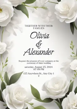 Non-marketing Wedding Party Invitation