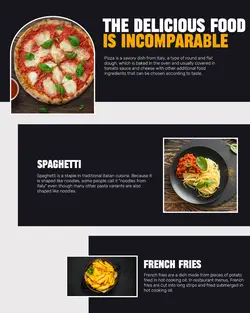 Food & beverage The delicious food is incomparable instagram post