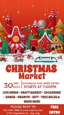 Christmas market Instragam Story