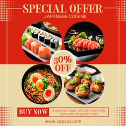 Food & Japanes Cuisine Special Offer