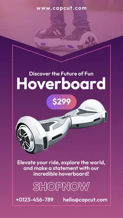 Electronics Hoverboard Instagram Story